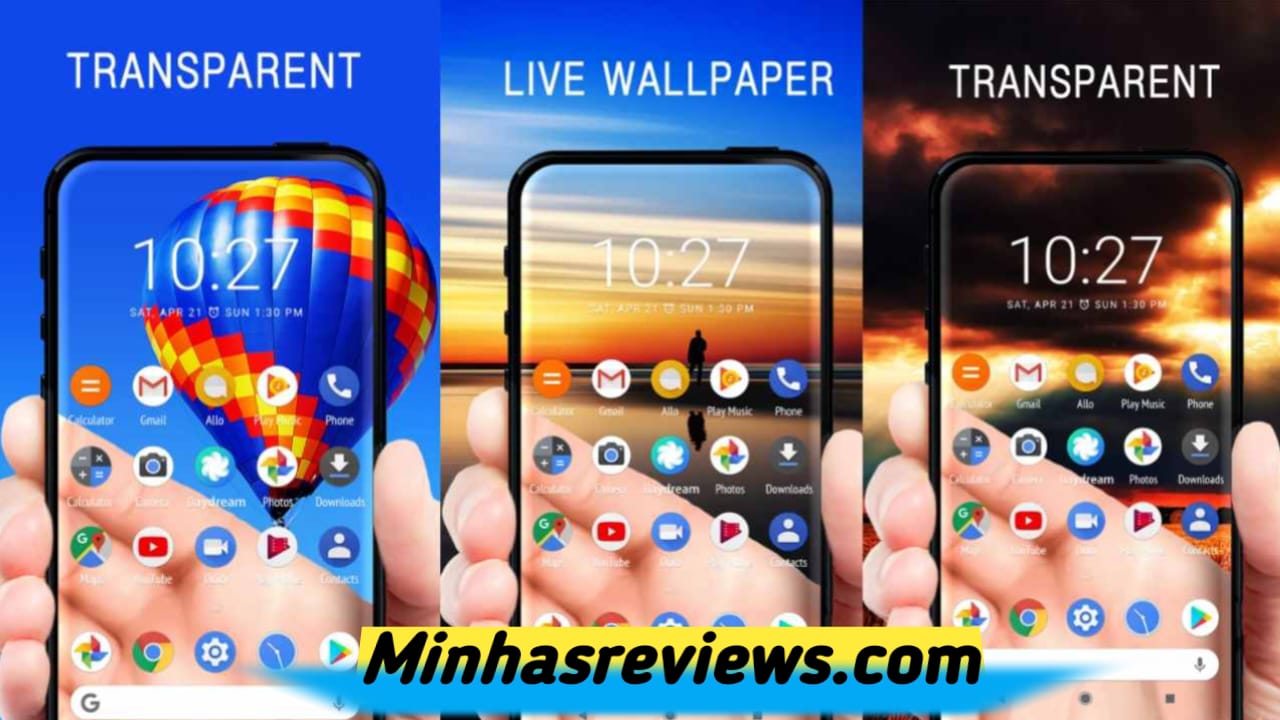 Transparent Wallpaper app